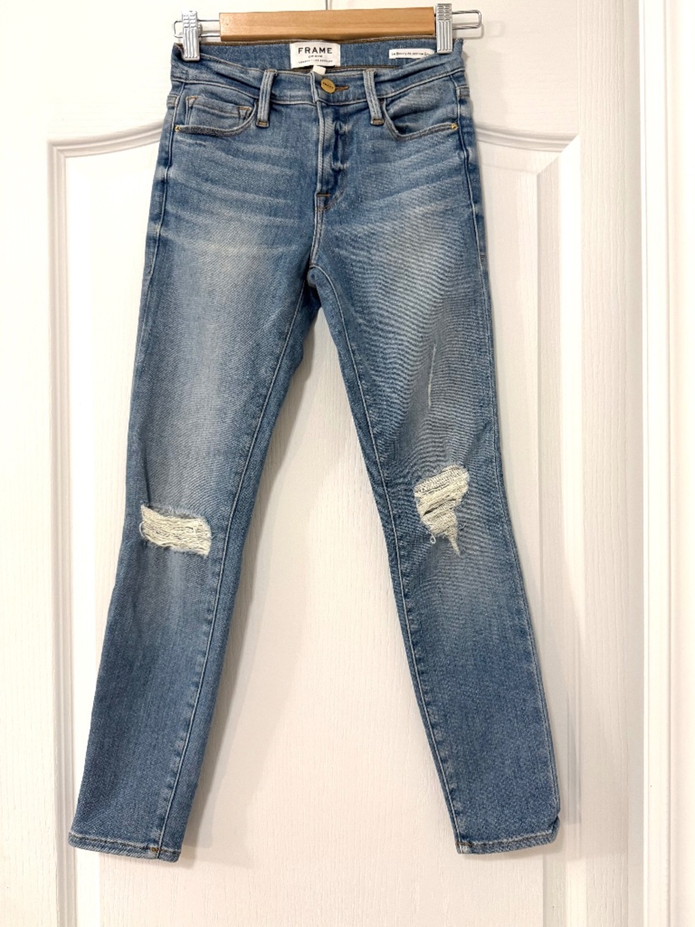 FRAME Le Skinny de Jeanne Crop Jeans Westwell 24
